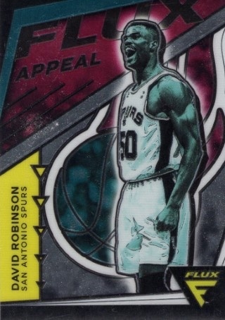 2020-21 Panini Flux - Flux Appeal #13 - David Robinson - San Antonio Spurs