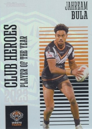 NRL - 2024 Traders - Club Heroes #CH42 - Jahream Bula - Wests Tigers