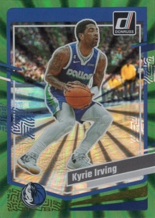 2023-24 Donruss - Green Laser Holo #048 - Kyrie Irving - Dallas Mavericks