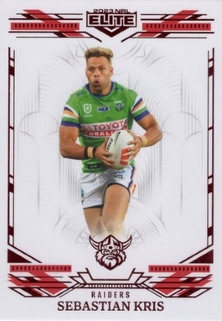 NRL - 2023 Elite - MOJO Ruby #MR012 - Sebastian Kris SN44 - Canberra Raiders