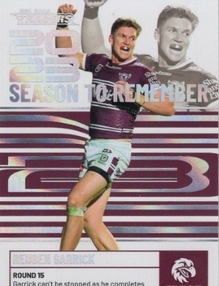 NRL - 2024 Traders - Season to Remember #SR20 - Reuben Garrick - Manly Sea Eagles