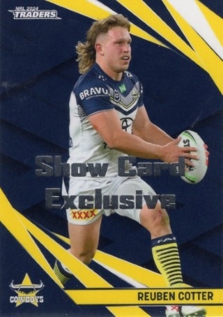NRL - 2024 Traders - Show Card Exclusive #083 - Reuben Cotter - North Queensland Cowboys