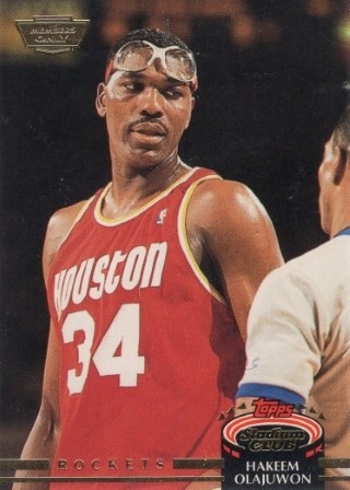 1992-93 Stadium Club - Members Only #220 - Hakeem Olajuwon PR10000 - Houston Rockets
