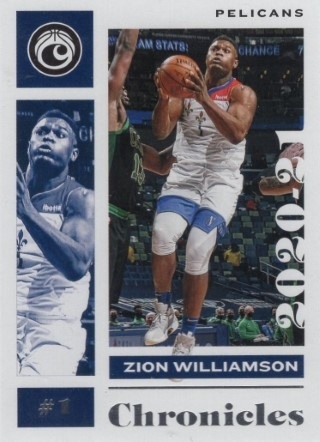 2020-21 Panini Chronicles - #042 Zion Williamson - New Orleans Pelicans