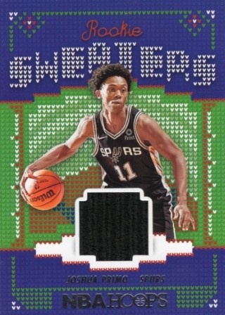 2021-22 Hoops Winter - Rookie Sweaters #RSW-JP - Joshua Primo  ROOKIE, MEM - San Antonio Spurs