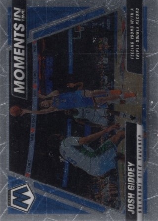 2021-22 Panini Mosaic - Moments in Time - #10 Josh Giddey ROOKIE - OKC Thunder