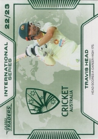 CRICKET - Traders 2023-24 - International Series #IS05 - Travis Head - Australia