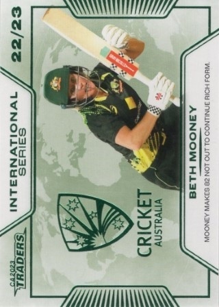 CRICKET - Traders 2023-24 - International Series #IS20 - Beth Mooney - Australia