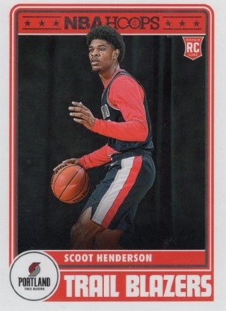2023-24 Hoops - #297 Scoot Henderson ROOKIE HT - Portland Trail Blazers