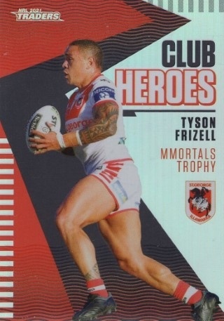 NRL - 2021 Traders - Club Heroes #CH26 - Tyson Frizell - St. George Dragons