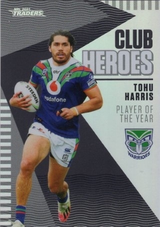 NRL - 2021 Traders - Club Heroes #CH29 - Tohu Harris - New Zealand Warriors