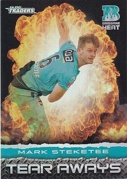 CRICKET - Traders 2021-22 - Tear Aways - #TA05 - Mark Steketee - Brisbane Heat