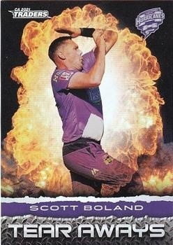 CRICKET - Traders 2021-22 - Tear Aways - #TA07 - Scott Boland - Hobart Hurricanes