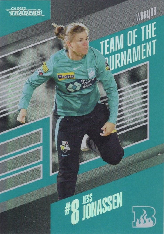 CRICKET - Traders 2023-24 - Team of the Tournament Black #TTB08 - Jess Jonassen SN50 - Brisbane Heat