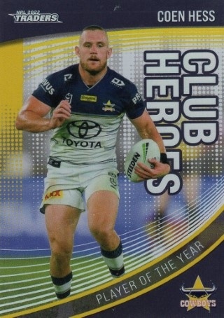 NRL - 2022 Traders - Club Heroes #CH17 - Coen Hess - North Queensland Cowboys