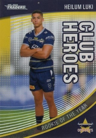NRL - 2022 Traders - Club Heroes #CH18 - Heilum Luki - North Queensland Cowboys