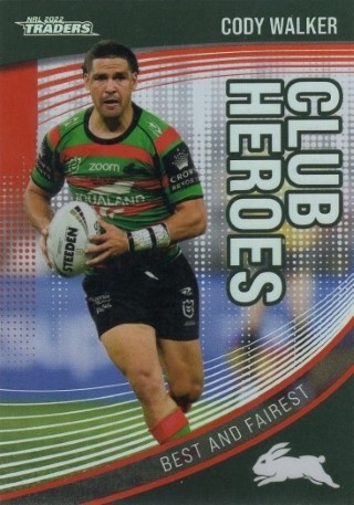 NRL - 2022 Traders - Club Heroes #CH23 - Cody Walker - South Sydney Rabbitohs