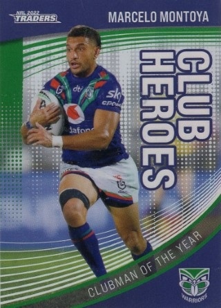 NRL - 2022 Traders - Club Heroes #CH30 - Marcelo Montoya - New Zealand Warriors