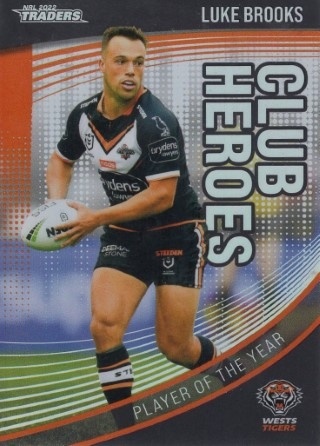 NRL - 2022 Traders - Club Heroes #CH31 - Luke Brooks - Wests Tigers