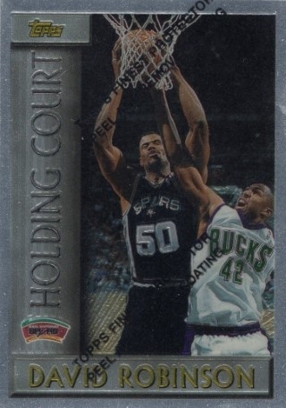 1996-97 Topps - Holding Court #HC13 - David Robinson - San Antonio Spurs