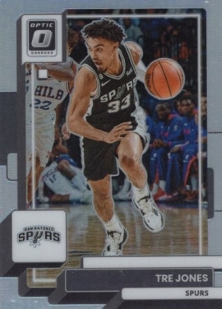 2022-23 Donruss Optic - Holo #199 - Tre Jones - San Antonio Spurs