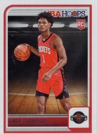 2023-24 Hoops - #242 Amen Thompson ROOKIE - Houston Rockets