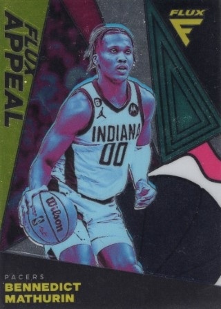 2022-23 Panini Flux - Flux Appeal #11 - Bennedict Mathurin ROOKIE - Indiana Pacers