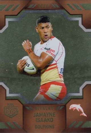 NRL - 2024 Rivalry - Bronze #B05 - Jamayne Isaako - Dolphins