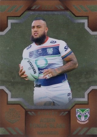 NRL - 2024 Rivalry - Bronze #B16 - Addin Fonua-Blake - New Zealand Warriors