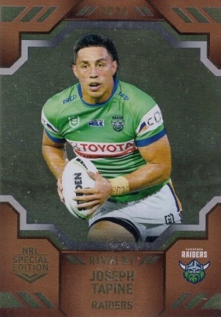 NRL - 2024 Rivalry - Bronze #B02 - Joseph Tapine - Canberra Raiders