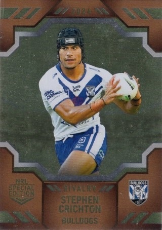 NRL - 2024 Rivalry - Bronze #B03 - Stephen Crichton - Canterbury Bulldogs