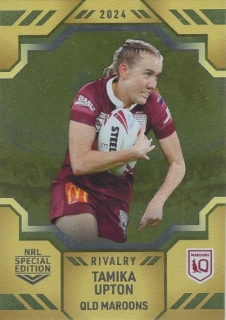 NRL - 2024 Rivalry - Gold #G08 - Tamika Upton - Queensland Maroons