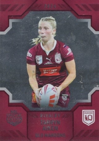 NRL - 2024 Rivalry - Silver #S19 - Tarryn Aiken - Queensland Maroons