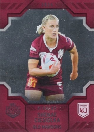 NRL - 2024 Rivalry - Silver #S21 - Shenae Ciesiolka - Queensland Maroons