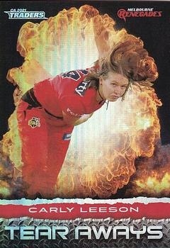 CRICKET - Traders 2021-22 - Tear Aways - #TA10 - Carly Leeson - Melbourne Renegades