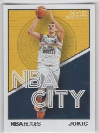 2019-20 Hoops - NBA City #18 - Nikola Jokic - Denver Nuggets