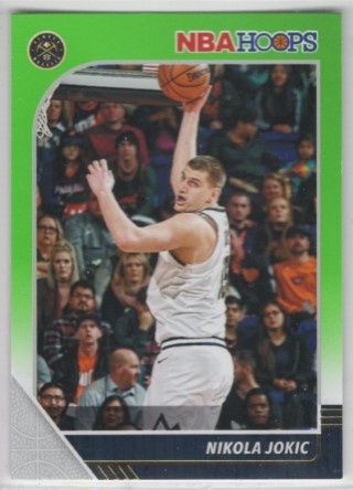 2019-20 Hoops - Neon Green #047 - Nikola Jokic - Denver Nuggets