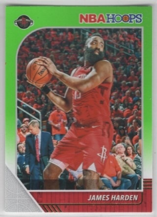 2019-20 Hoops - Neon Green #066 - James Harden - Houston Rockets