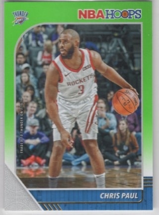 2019-20 Hoops - Neon Green #067 - Chris Paul - OKC Thunder