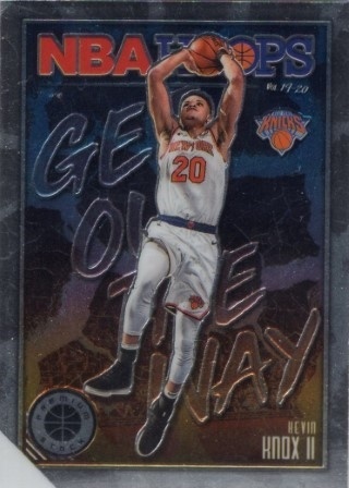 2019-20 Hoops Premium Stock - Get Out The Way #20 - Kevin Knox II - New York Knicks