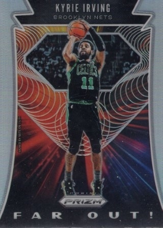 2019-20 Panini Prizm - Far Out! Silver #17 - Kyrie Irving - Brooklyn Nets