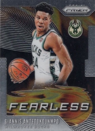 2019-20 Panini Prizm - Fearless #07 - Giannis Antetokounmpo - Milwaukee Bucks