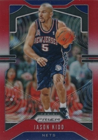 2019-20 Panini Prizm - Prizm Red #005 - Jason Kidd SN299 - New Jersey Nets