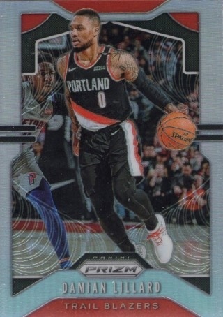 2019-20 Panini Prizm - Prizm Silver #112 - Damian Lillard - Portland Trail Blazers