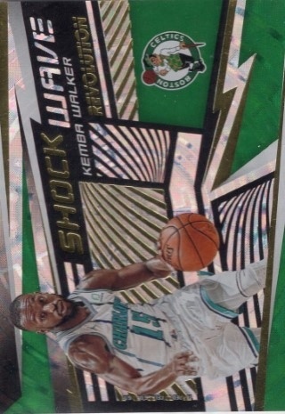 2019-20 Panini Revolution - Shock Wave Fractal #10 - Kemba Walker - Boston Celtics