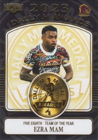 NRL - 2024 Elite - Dally M Awards #DM07 - Ezra Mam - Brisbane Broncos