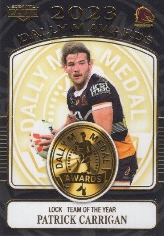 NRL - 2024 Elite - Dally M Awards #DM14 - Patrick Carrigan - Brisbane Broncos