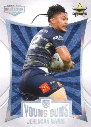 NRL - 2022 Elite - Young Guns #YG18 - Jeremiah Nanai PR136 - North Queensland Cowboys
