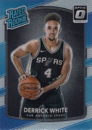 2017-18 Donruss Optic - Holo #172 - Derrick White, RR - ROOKIE - San Antonio Spurs