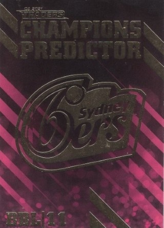 CRICKET - Traders 2021-22 - Champions Predictor - #CP07 - BBL Sixers SN135 - Sydney Sixers